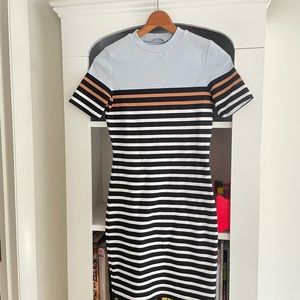 T by Alexander Wang Striped Dress